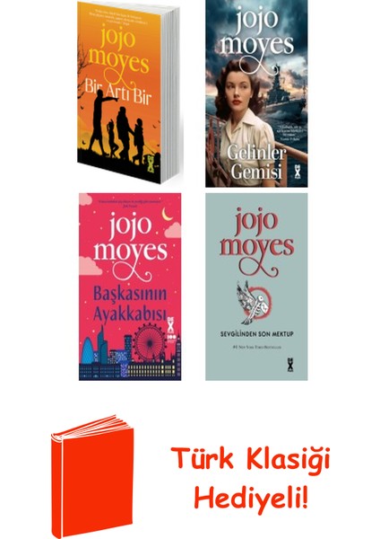 Jojo Moyes 4 Kitap Seti + Türk Klasiği Hediye