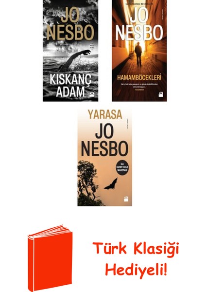 Jo Nesbo 3 Kitap Seti + Türk Klasiği Hediye