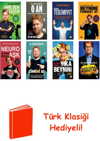 M. Barış Muslu 8 Kitap Seti + Türk Klasiği Hediye