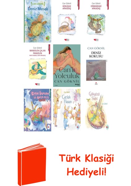 Can Göknil 9 Kitap Seti + Türk Klasiği Hediye