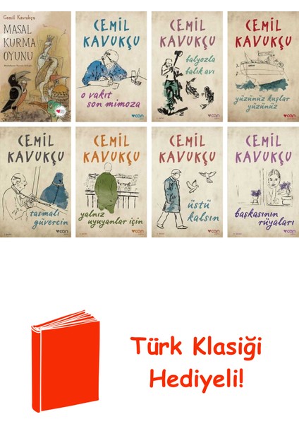 Cemil Kavukçu 8 Kitap Seti + Türk Klasiği Hediye