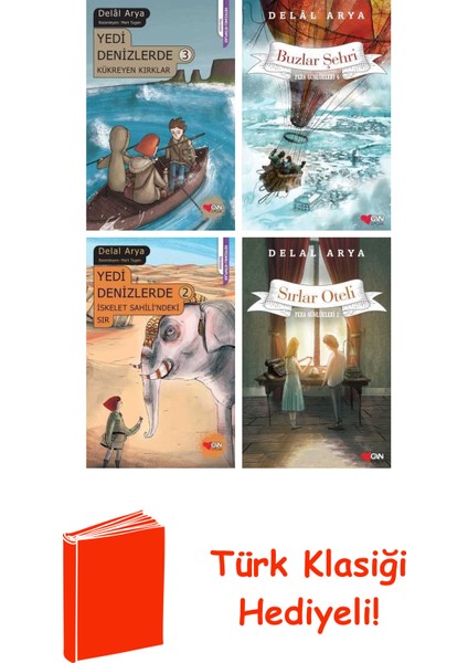 Delal Arya 4 Kitap Seti + Türk Klasiği Hediye
