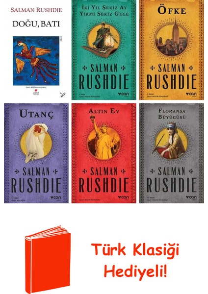 Salman Rushdie 6 Kitap Seti + Türk Klasiği Hediye