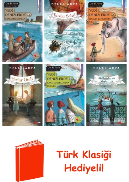 Delal Arya 6 Kitap Seti + Türk Klasiği Hediye