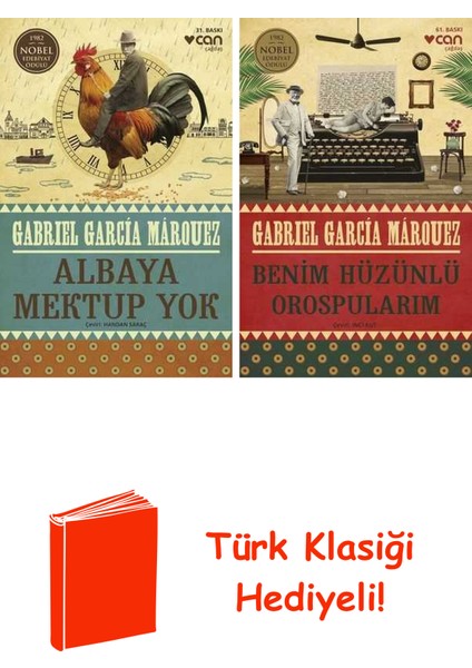 Gabriel García Márquez 2 Kitap Seti + Türk Klasiği Hediye