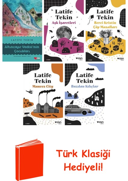 Latife Tekin 5 Kitap Seti + Türk Klasiği Hediye