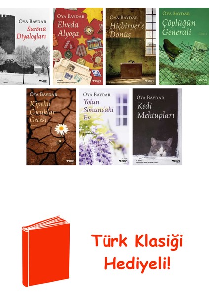 Oya Baydar 7 Kitap Seti + Türk Klasiği Hediye