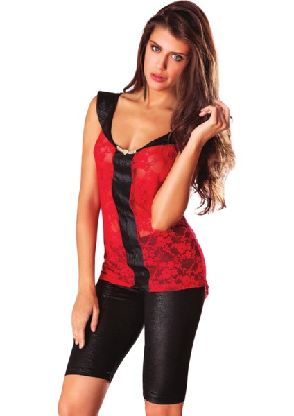 Kadın Taşlı Dantel Takım 2658