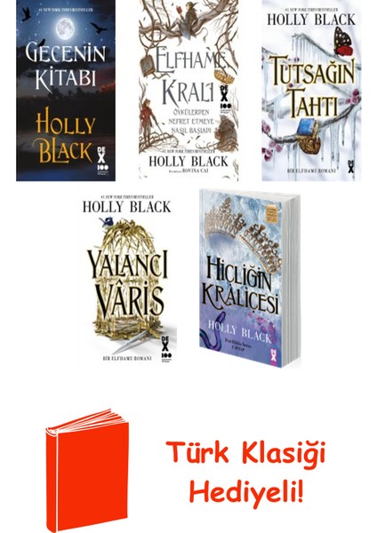 Holly Black 5 Kitap Seti + Türk Klasiği Hediye