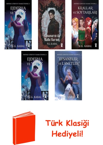 N. G. Kabal 5 Kitap Seti + Türk Klasiği Hediye
