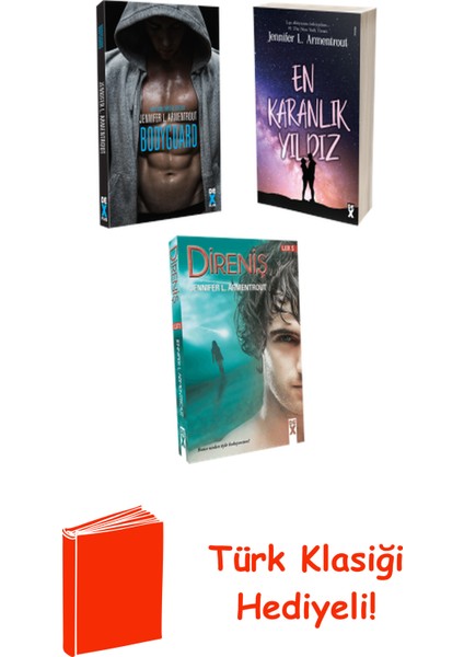 Jennifer L. Armentrout 3 Kitap Seti + Türk Klasiği Hediye