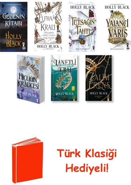 Holly Black 7 Kitap Seti + Türk Klasiği Hediye