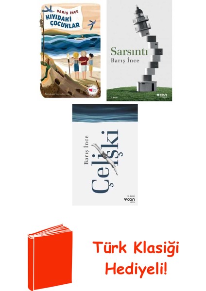 Barış Ince 3 Kitap Seti + Türk Klasiği Hediye