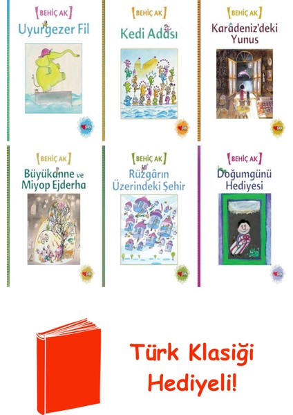 Behiç Ak 6 Kitap Seti + Türk Klasiği Hediye