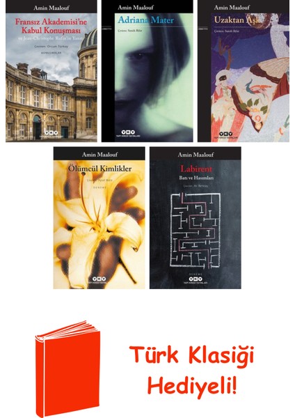 Amin Maalouf 5 Kitap Seti + Türk Klasiği Hediye