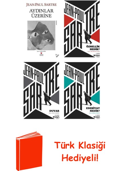 Jean-Paul Sartre 4 Kitap Seti + Türk Klasiği Hediye