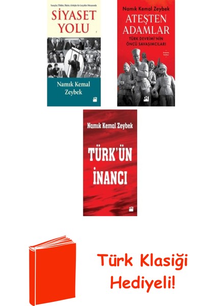 Namık Kemal Zeybek 3 Kitap Seti + Türk Klasiği Hediye