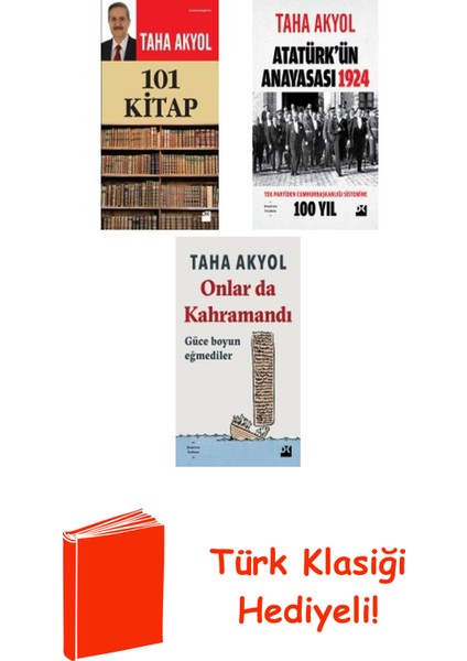 Taha Akyol 3 Kitap Seti + Türk Klasiği Hediye