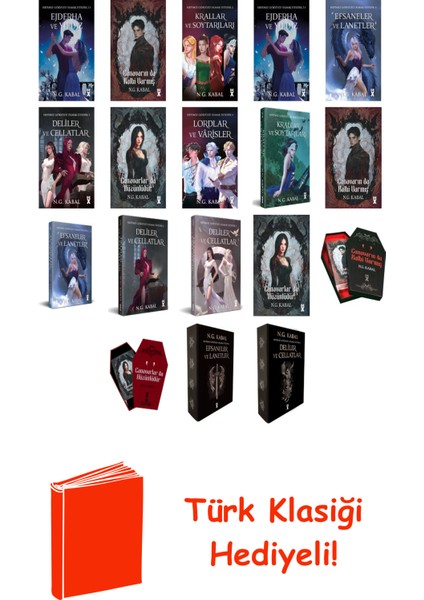 N. G. Kabal 18 Kitap Seti + Türk Klasiği Hediye