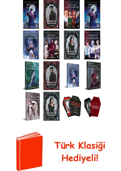 N. G. Kabal 16 Kitap Seti + Türk Klasiği Hediye