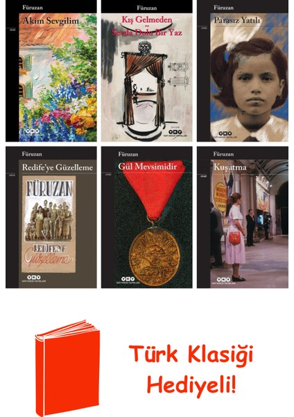 Füruzan 6 Kitap Seti + Türk Klasiği Hediye