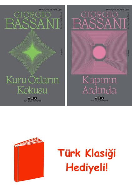 Giorgio Bassani 2 Kitap Seti + Türk Klasiği Hediye