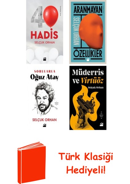 Selçuk Orhan 4 Kitap Seti + Türk Klasiği Hediye