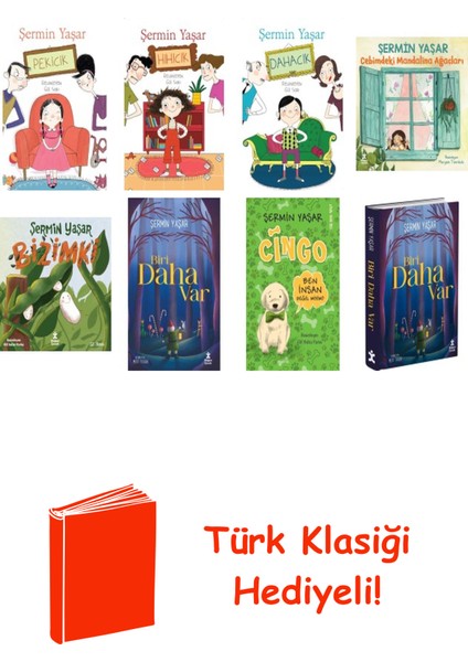 Şermin Yaşar 8 Kitap Seti + Türk Klasiği Hediye