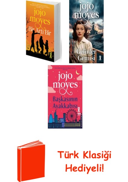 Jojo Moyes 3 Kitap Seti + Türk Klasiği Hediye