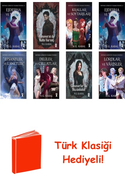 N. G. Kabal 8 Kitap Seti + Türk Klasiği Hediye
