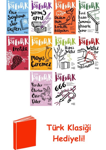 Küçük Iskender 10 Kitap Seti + Türk Klasiği Hediye