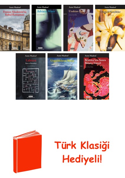 Amin Maalouf 7 Kitap Seti + Türk Klasiği Hediye