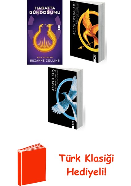 Suzanne Collins 3 Kitap Seti + Türk Klasiği Hediye