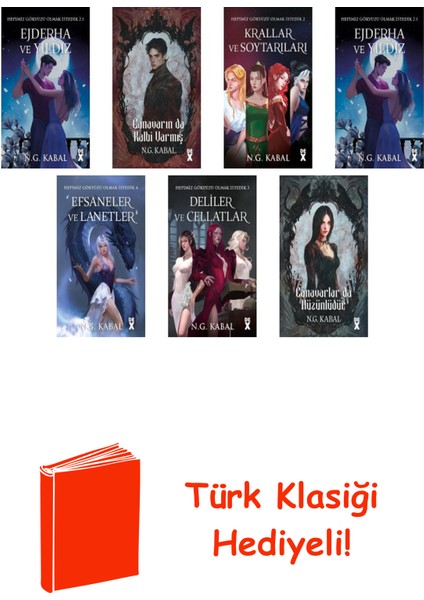 N. G. Kabal 7 Kitap Seti + Türk Klasiği Hediye