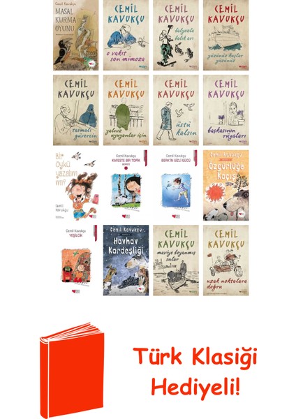 Cemil Kavukçu 16 Kitap Seti + Türk Klasiği Hediye