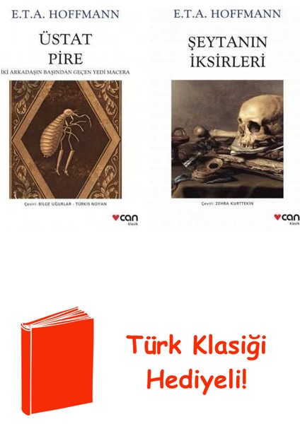 E.t.a. Hoffmann 2 Kitap Seti + Türk Klasiği Hediye