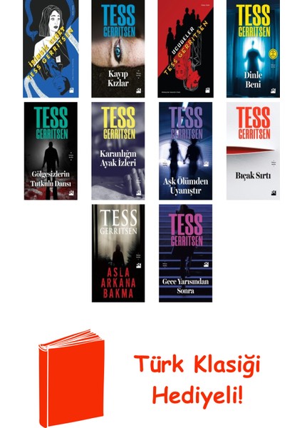 Tess Gerritsen 10 Kitap Seti + Türk Klasiği Hediye