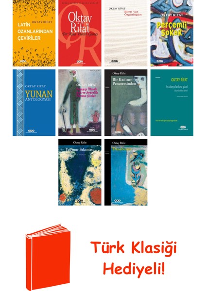Oktay Rifat 10 Kitap Seti + Türk Klasiği Hediye