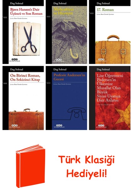 Dag Solstad 6 Kitap Seti + Türk Klasiği Hediye