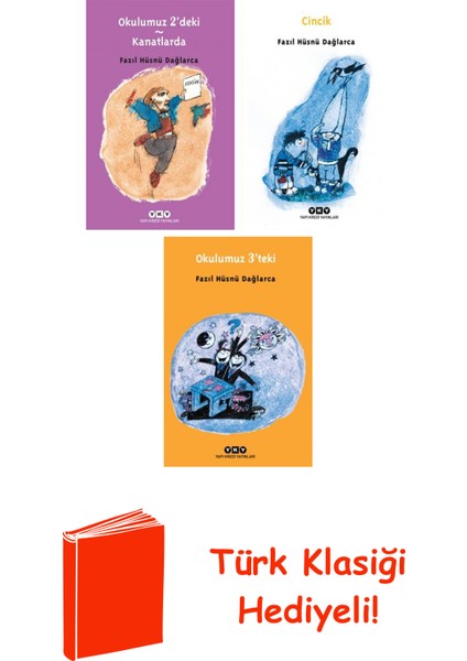Fazıl Hüsnü Dağlarca 3 Kitap Seti + Türk Klasiği Hediye