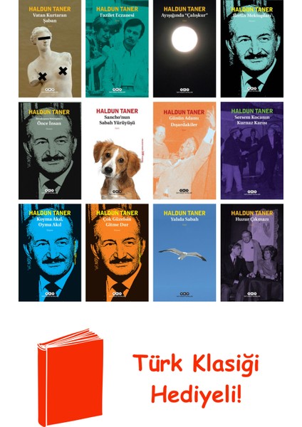 Haldun Taner 12 Kitap Seti + Türk Klasiği Hediye
