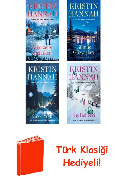 Kristin Hannah 4 Kitap Seti + Türk Klasiği Hediye