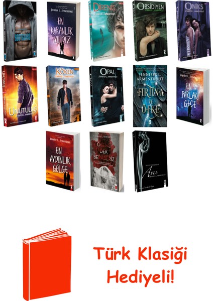 Jennifer L. Armentrout 13 Kitap Seti + Türk Klasiği Hediye