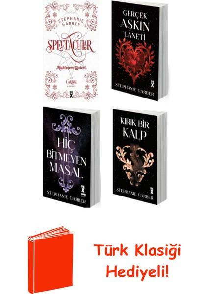 Stephanie Garber 4 Kitap Seti + Türk Klasiği Hediye