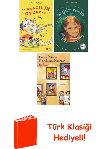 Yiğit Bener 3 Kitap Seti + Türk Klasiği Hediye