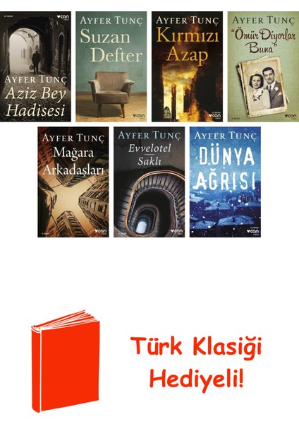 Ayfer Tunç 7 Kitap Seti + Türk Klasiği Hediye