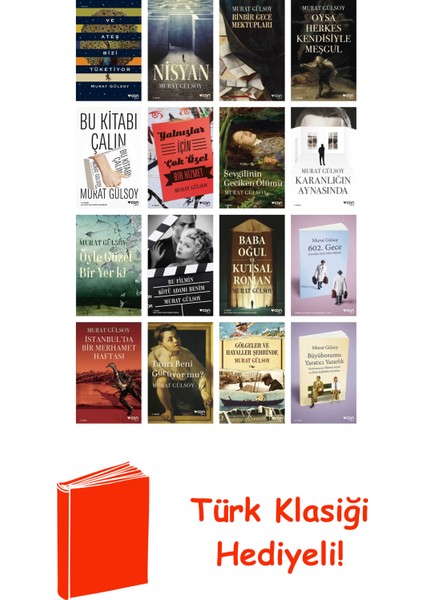 Murat Gülsoy 16 Kitap Seti + Türk Klasiği Hediye