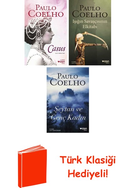 Paulo Coelho 3 Kitap Seti + Türk Klasiği Hediye