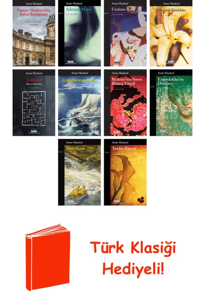 Amin Maalouf 10 Kitap Seti + Türk Klasiği Hediye
