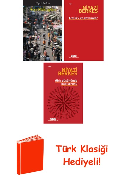 Niyazi Berkes 3 Kitap Seti + Türk Klasiği Hediye